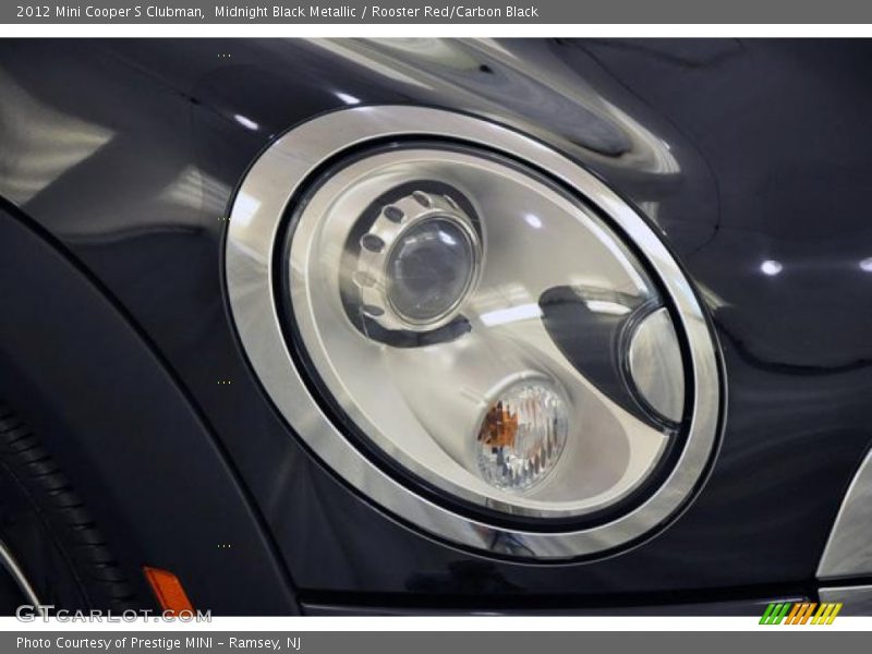 Midnight Black Metallic / Rooster Red/Carbon Black 2012 Mini Cooper S Clubman