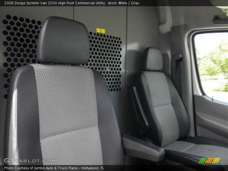 Arctic White / Gray 2008 Dodge Sprinter Van 2500 High Roof Commercial Utility