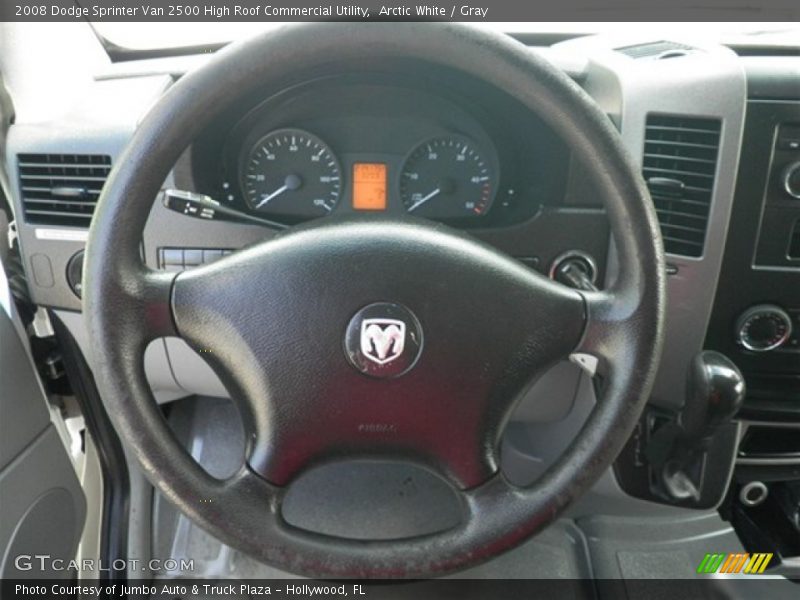 Arctic White / Gray 2008 Dodge Sprinter Van 2500 High Roof Commercial Utility