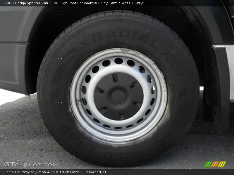 Arctic White / Gray 2008 Dodge Sprinter Van 2500 High Roof Commercial Utility