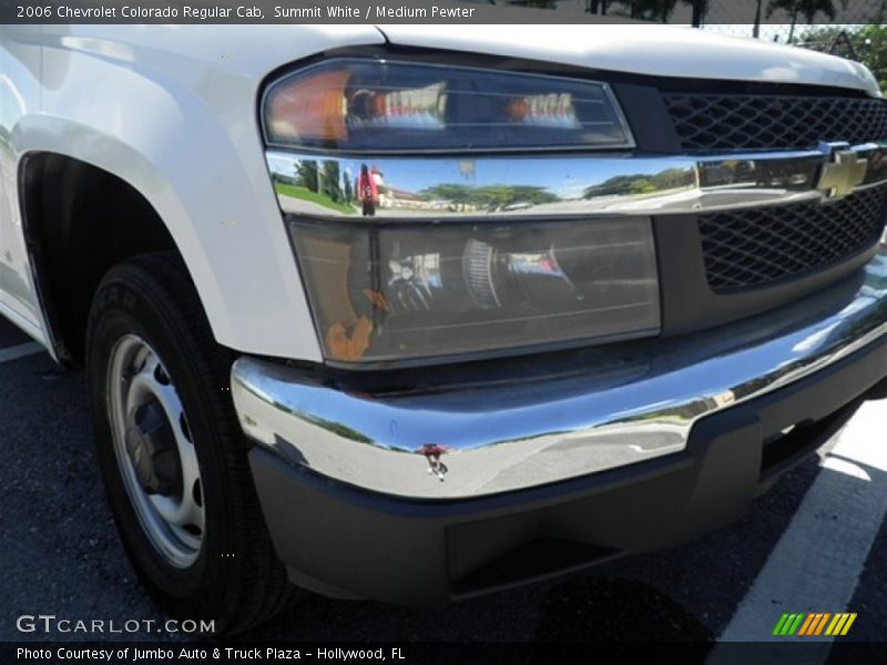 Summit White / Medium Pewter 2006 Chevrolet Colorado Regular Cab
