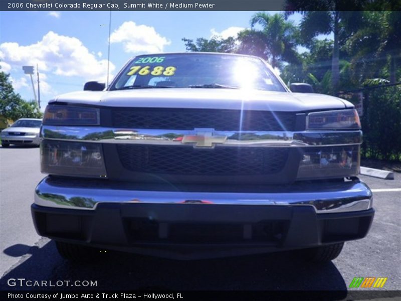 Summit White / Medium Pewter 2006 Chevrolet Colorado Regular Cab