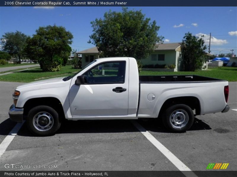 Summit White / Medium Pewter 2006 Chevrolet Colorado Regular Cab