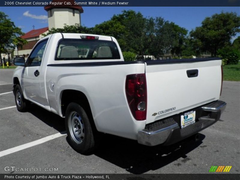 Summit White / Medium Pewter 2006 Chevrolet Colorado Regular Cab