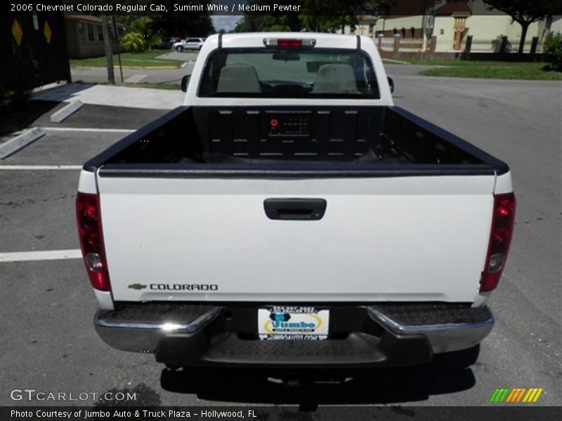 Summit White / Medium Pewter 2006 Chevrolet Colorado Regular Cab
