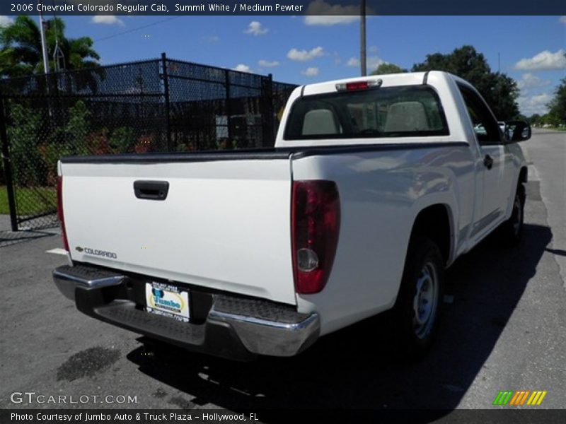 Summit White / Medium Pewter 2006 Chevrolet Colorado Regular Cab
