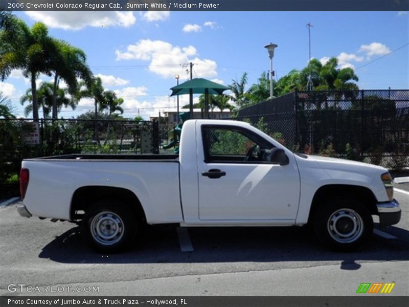 Summit White / Medium Pewter 2006 Chevrolet Colorado Regular Cab