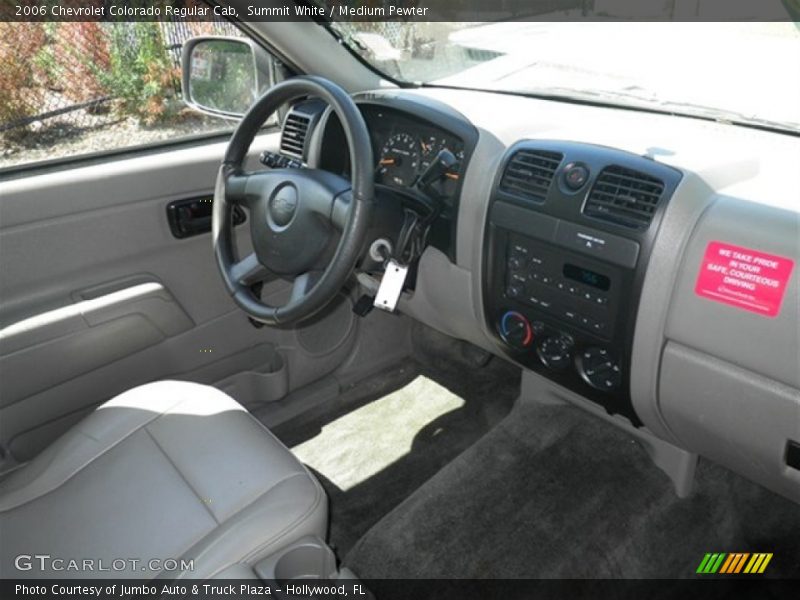 Summit White / Medium Pewter 2006 Chevrolet Colorado Regular Cab