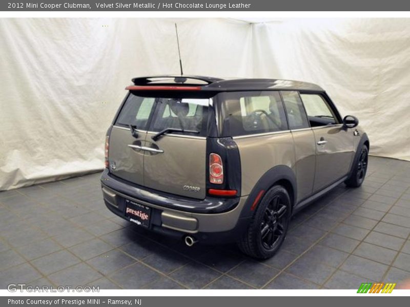 Velvet Silver Metallic / Hot Chocolate Lounge Leather 2012 Mini Cooper Clubman