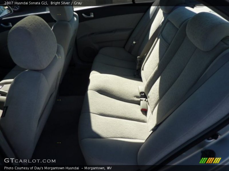 Bright Silver / Gray 2007 Hyundai Sonata GLS