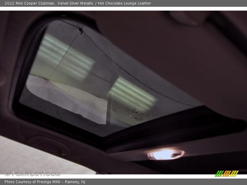Velvet Silver Metallic / Hot Chocolate Lounge Leather 2012 Mini Cooper Clubman