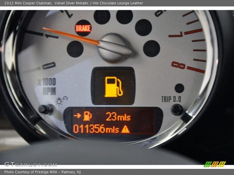 Velvet Silver Metallic / Hot Chocolate Lounge Leather 2012 Mini Cooper Clubman