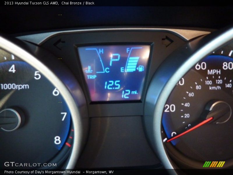 Chai Bronze / Black 2013 Hyundai Tucson GLS AWD
