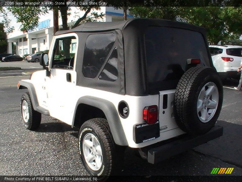 Stone White / Dark Slate Gray 2006 Jeep Wrangler X 4x4