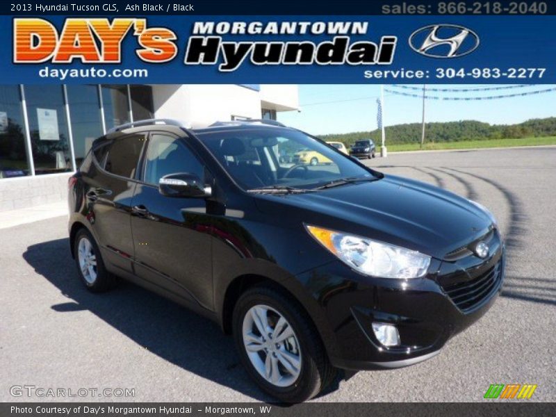 Ash Black / Black 2013 Hyundai Tucson GLS