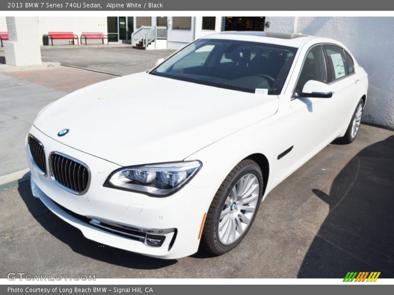 Front 3/4 View of 2013 7 Series 740Li Sedan