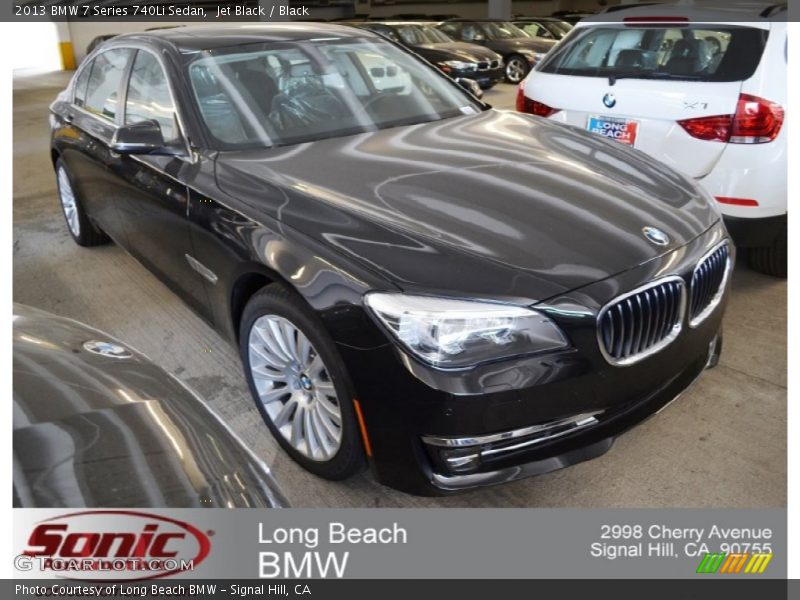 Jet Black / Black 2013 BMW 7 Series 740Li Sedan