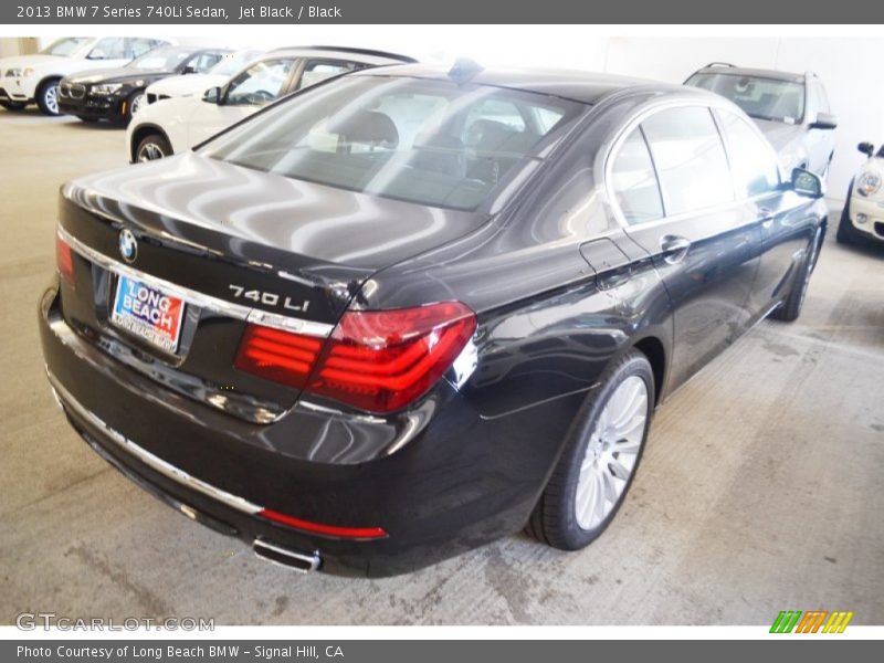 Jet Black / Black 2013 BMW 7 Series 740Li Sedan