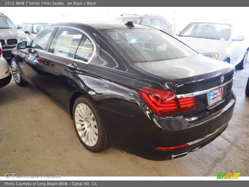 Jet Black / Black 2013 BMW 7 Series 740Li Sedan