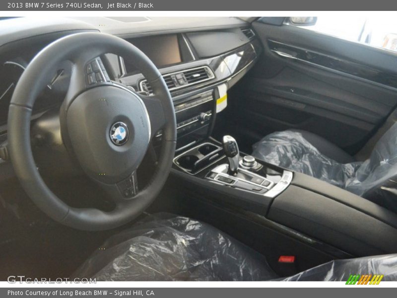 Jet Black / Black 2013 BMW 7 Series 740Li Sedan