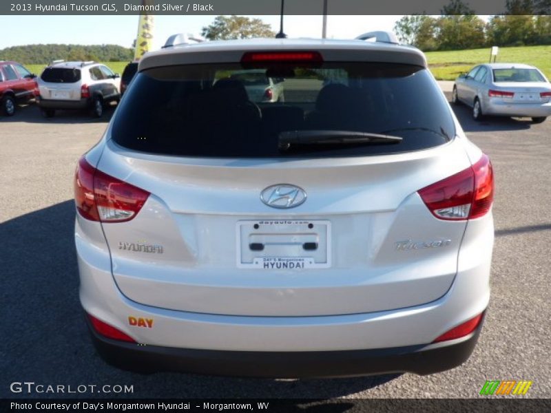 Diamond Silver / Black 2013 Hyundai Tucson GLS