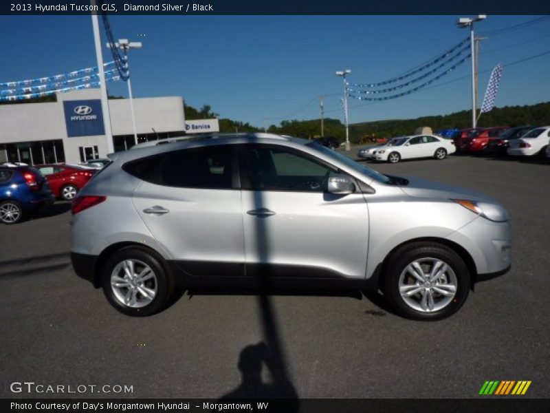 Diamond Silver / Black 2013 Hyundai Tucson GLS