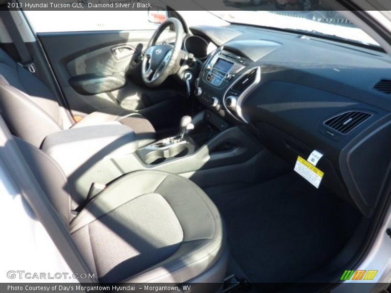 Diamond Silver / Black 2013 Hyundai Tucson GLS