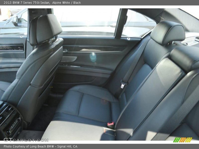 Rear Seat of 2013 7 Series 750i Sedan