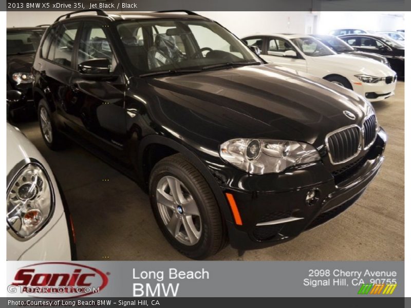 Jet Black / Black 2013 BMW X5 xDrive 35i