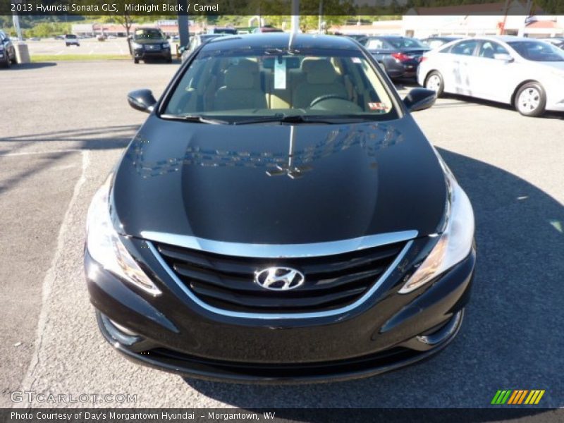 Midnight Black / Camel 2013 Hyundai Sonata GLS