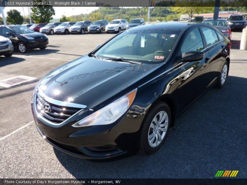 Midnight Black / Camel 2013 Hyundai Sonata GLS