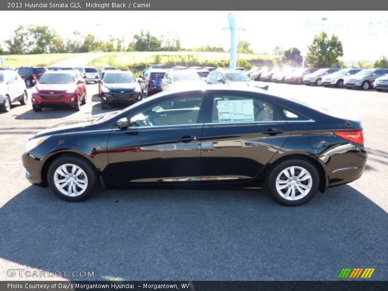 Midnight Black / Camel 2013 Hyundai Sonata GLS