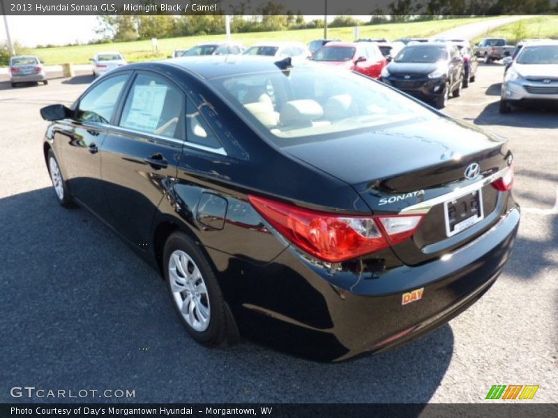 Midnight Black / Camel 2013 Hyundai Sonata GLS
