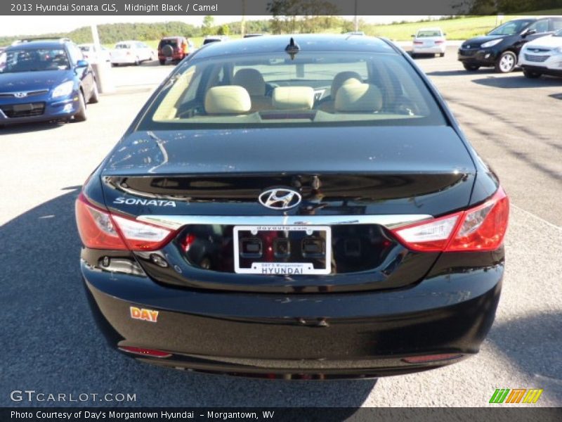 Midnight Black / Camel 2013 Hyundai Sonata GLS