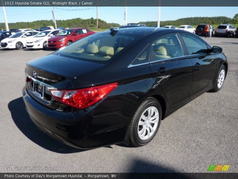 Midnight Black / Camel 2013 Hyundai Sonata GLS