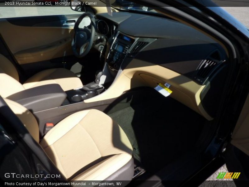 Midnight Black / Camel 2013 Hyundai Sonata GLS