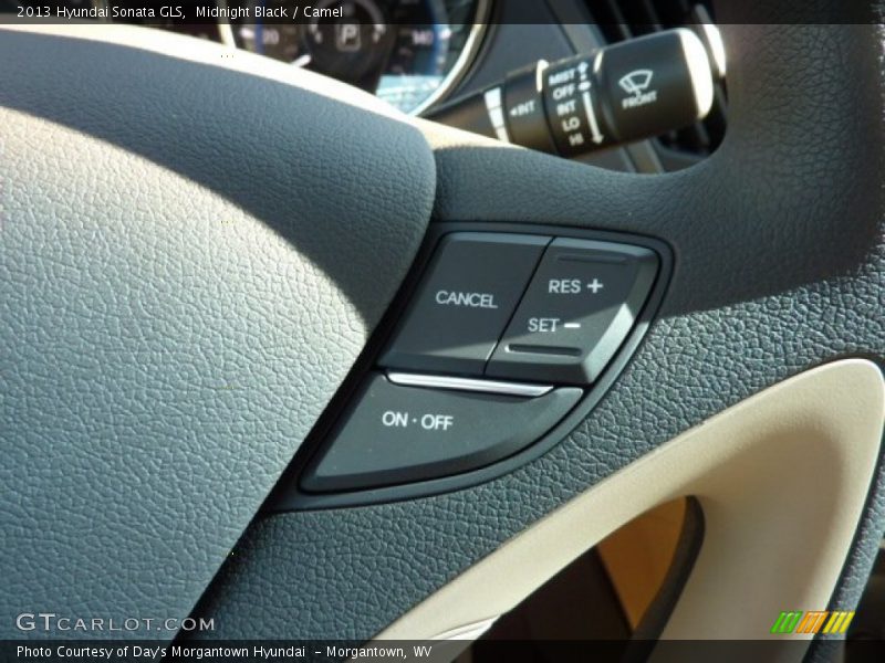 Midnight Black / Camel 2013 Hyundai Sonata GLS