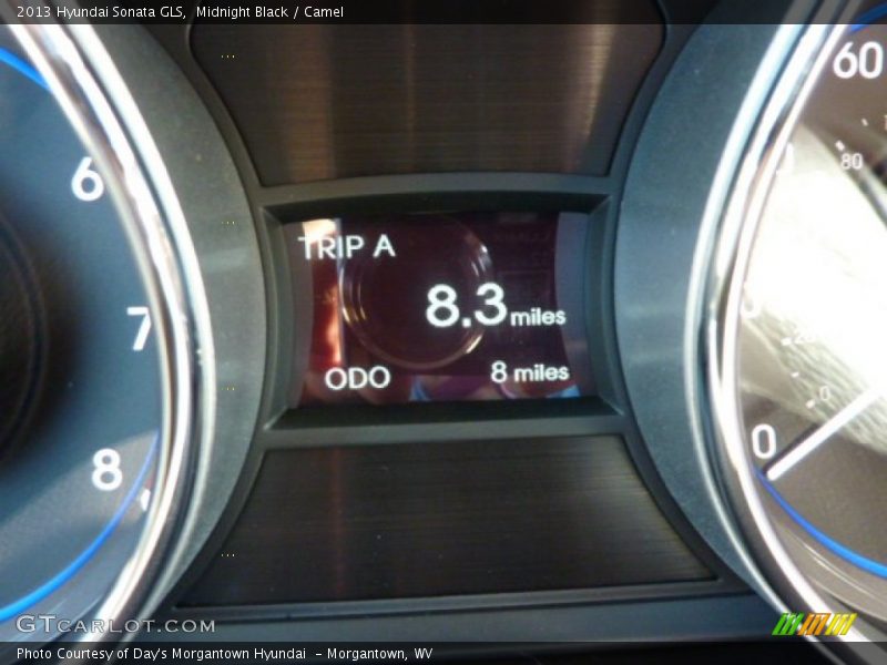 Midnight Black / Camel 2013 Hyundai Sonata GLS