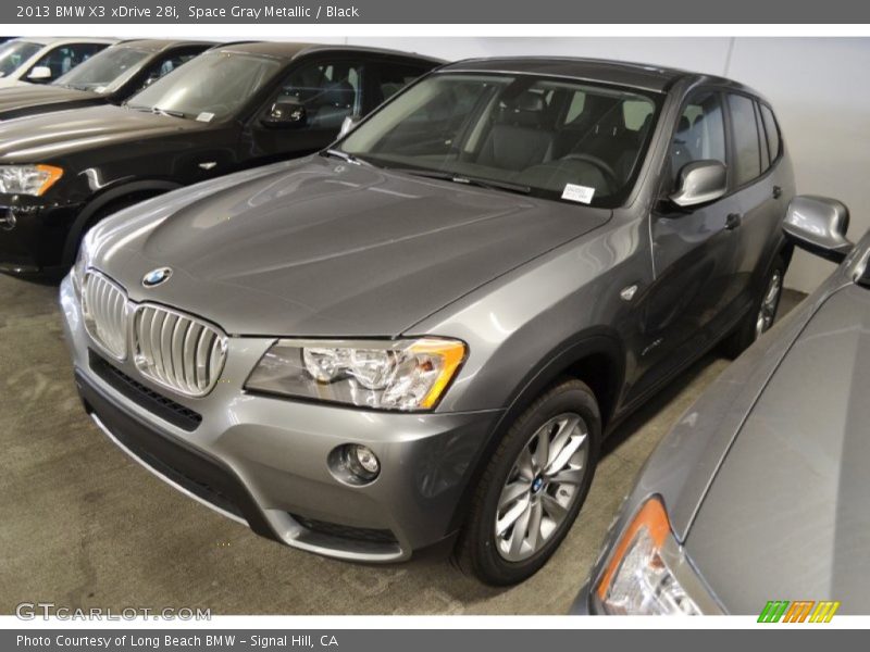 Space Gray Metallic / Black 2013 BMW X3 xDrive 28i