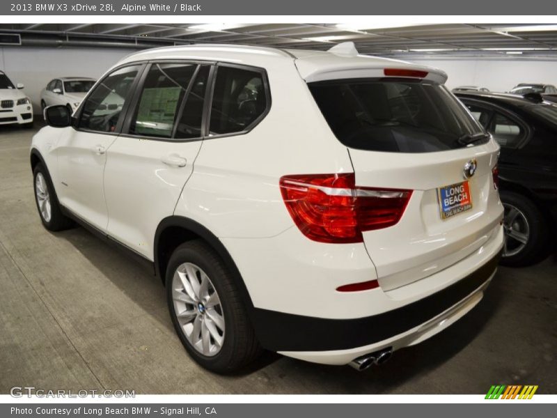 Alpine White / Black 2013 BMW X3 xDrive 28i