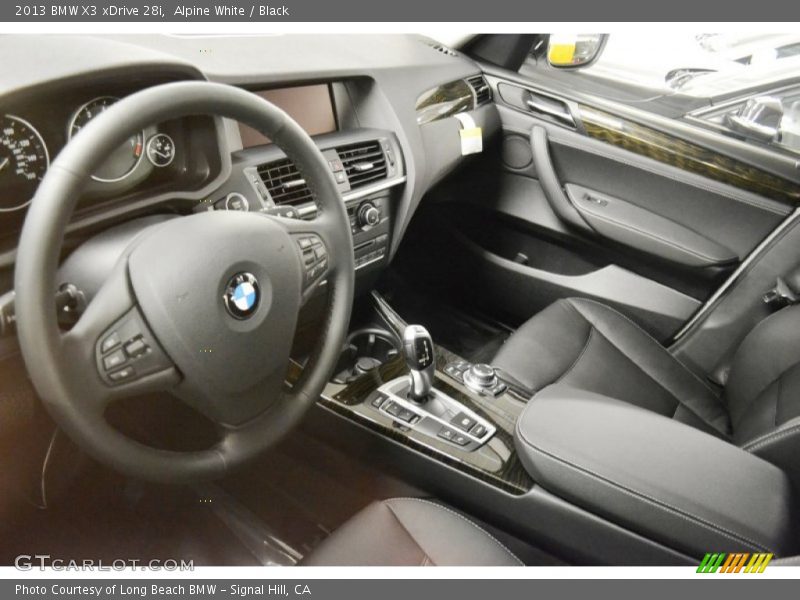 Alpine White / Black 2013 BMW X3 xDrive 28i