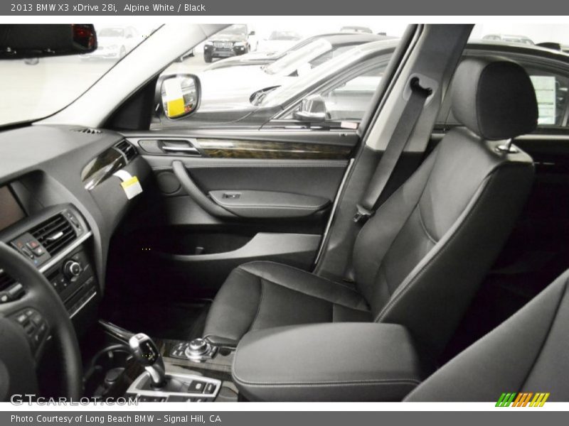 Alpine White / Black 2013 BMW X3 xDrive 28i
