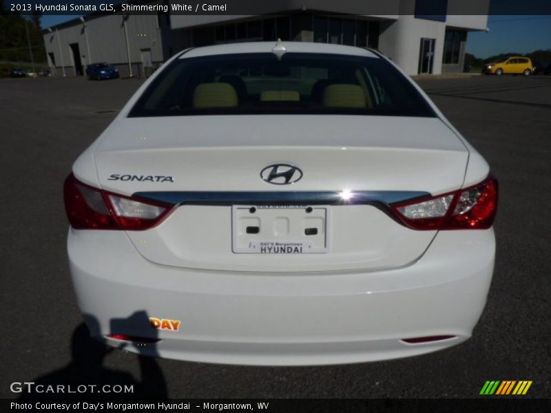 Shimmering White / Camel 2013 Hyundai Sonata GLS