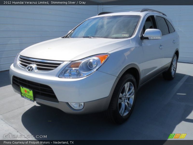 Shimmering Silver / Gray 2012 Hyundai Veracruz Limited