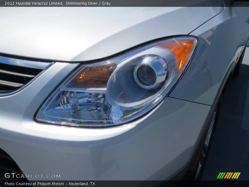 Shimmering Silver / Gray 2012 Hyundai Veracruz Limited