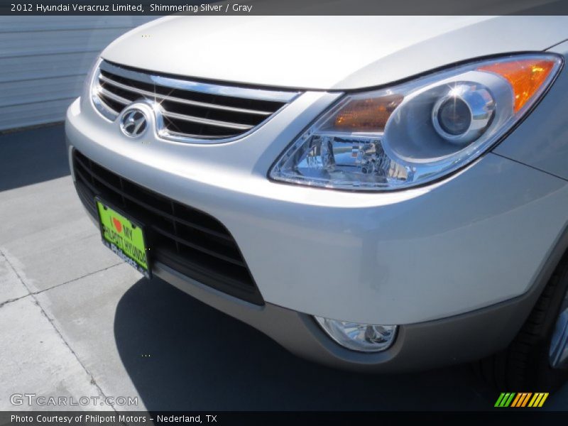Shimmering Silver / Gray 2012 Hyundai Veracruz Limited