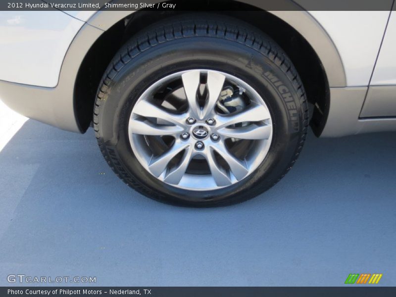 Shimmering Silver / Gray 2012 Hyundai Veracruz Limited