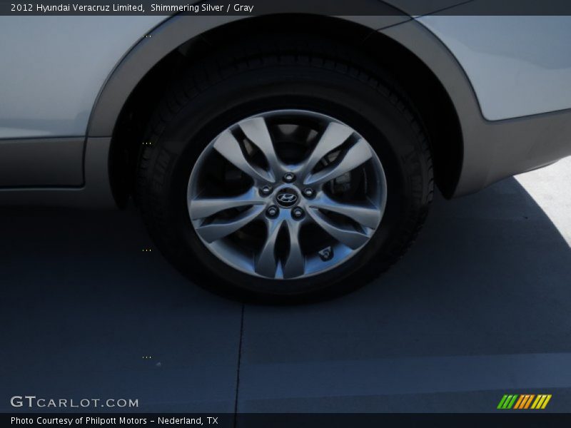 Shimmering Silver / Gray 2012 Hyundai Veracruz Limited