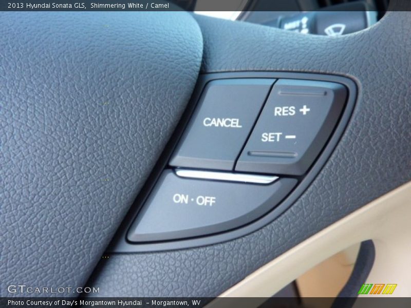 Shimmering White / Camel 2013 Hyundai Sonata GLS