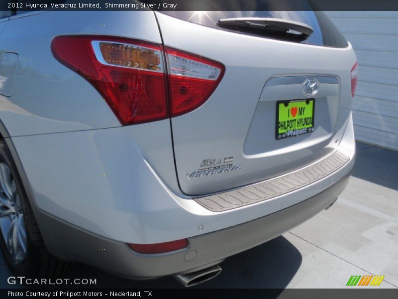 Shimmering Silver / Gray 2012 Hyundai Veracruz Limited